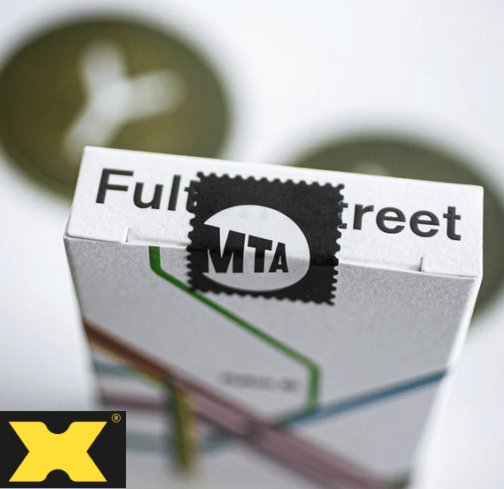 Fulton Street MTA Playing Cards (1972 VIGNELLI MAP EDITION)