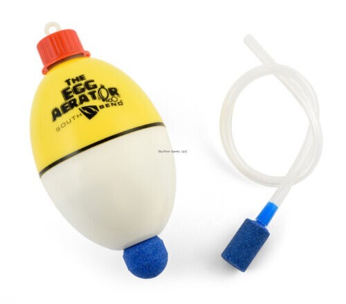 Fishing "Eggaerator" Bait Bucket Aerator Minnows, Battery 1 AA Batt, Celsius |A4