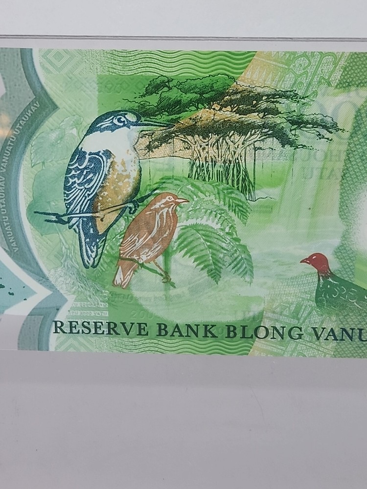 Vanuatu, 2000 Vatu, 2014, POLYMER, Birds