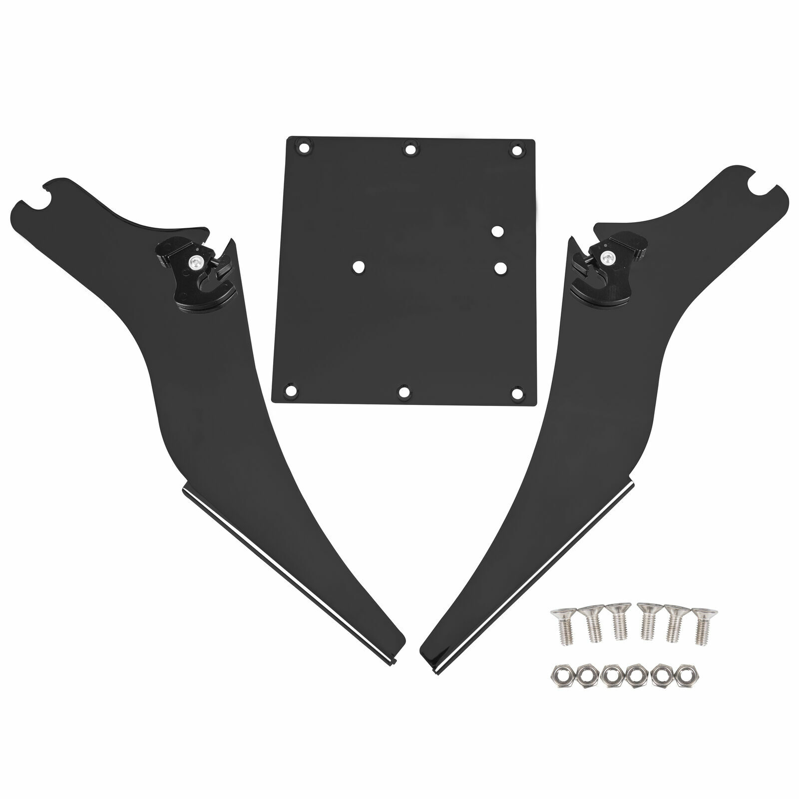 Two Up Tour Pack Pak Trunk Mount Bracket Rack for Harley Electra Glide Road King