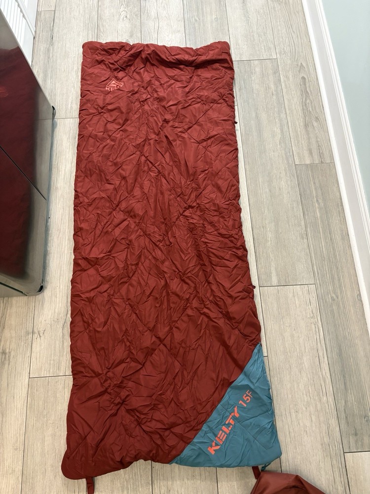 Kelty Discovery Sleeping Bag Size 6’6” Fleece Lined