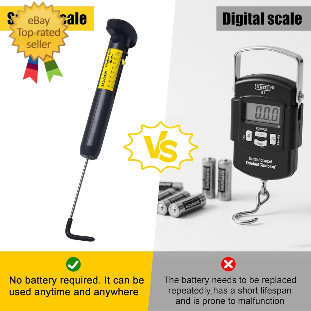 Manual Trigger Pull Scales, Mechanical Trigger Pull Gauge with Values
