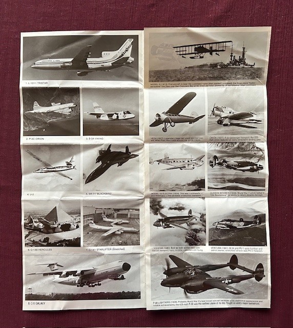 Lockheed Corporation Lockheed World Poster 1981