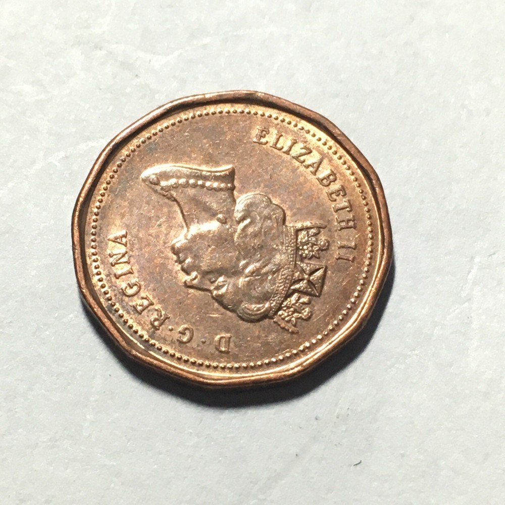 1992 CANADA ONE CENT COIN.