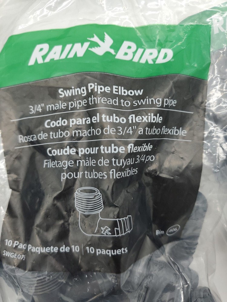 Rain Bird Male Pipe Thread Irrigation Swing Pipe Elbow 3/4" (100) PC