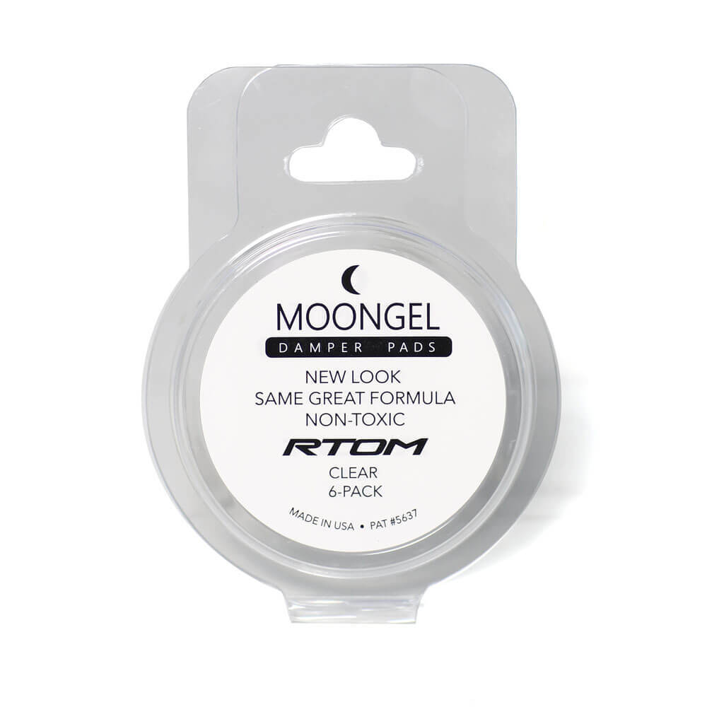 Moongel Drum Dampeners Clear 6-pack