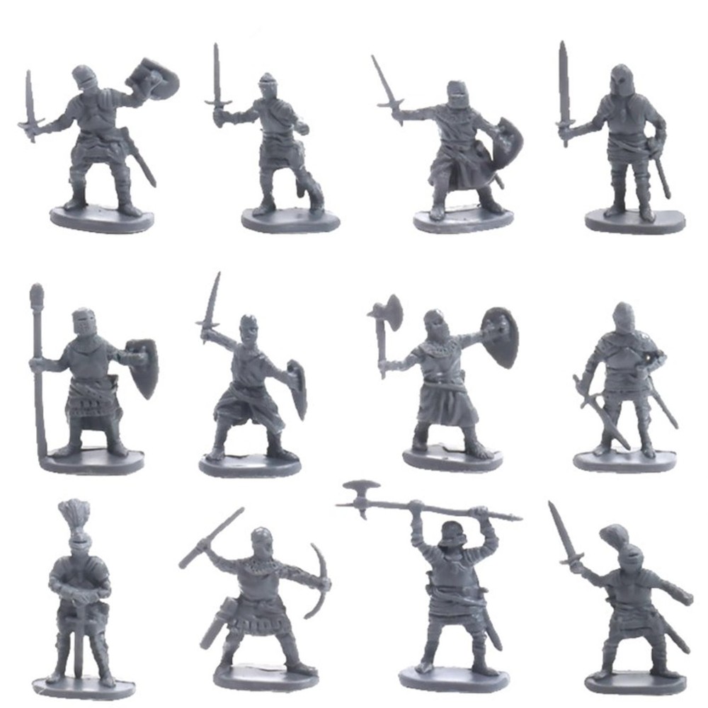 Simulation Soldier Static Model Castle Ruins Model Ancient Soldier Decorative