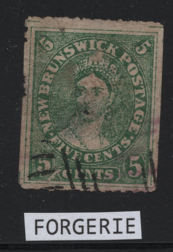 #8 New-Brunswick Canada used FORGERIE