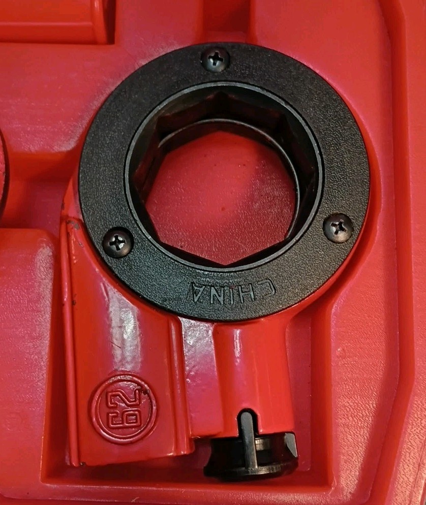 Pipe Threader Ratchet Kit, 1/2" 3/4" 1" Manual Pipe Threading Tool Set