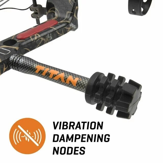 Titan Archery Bow Stabilizer Screws Into Standard Bow Riser Threads