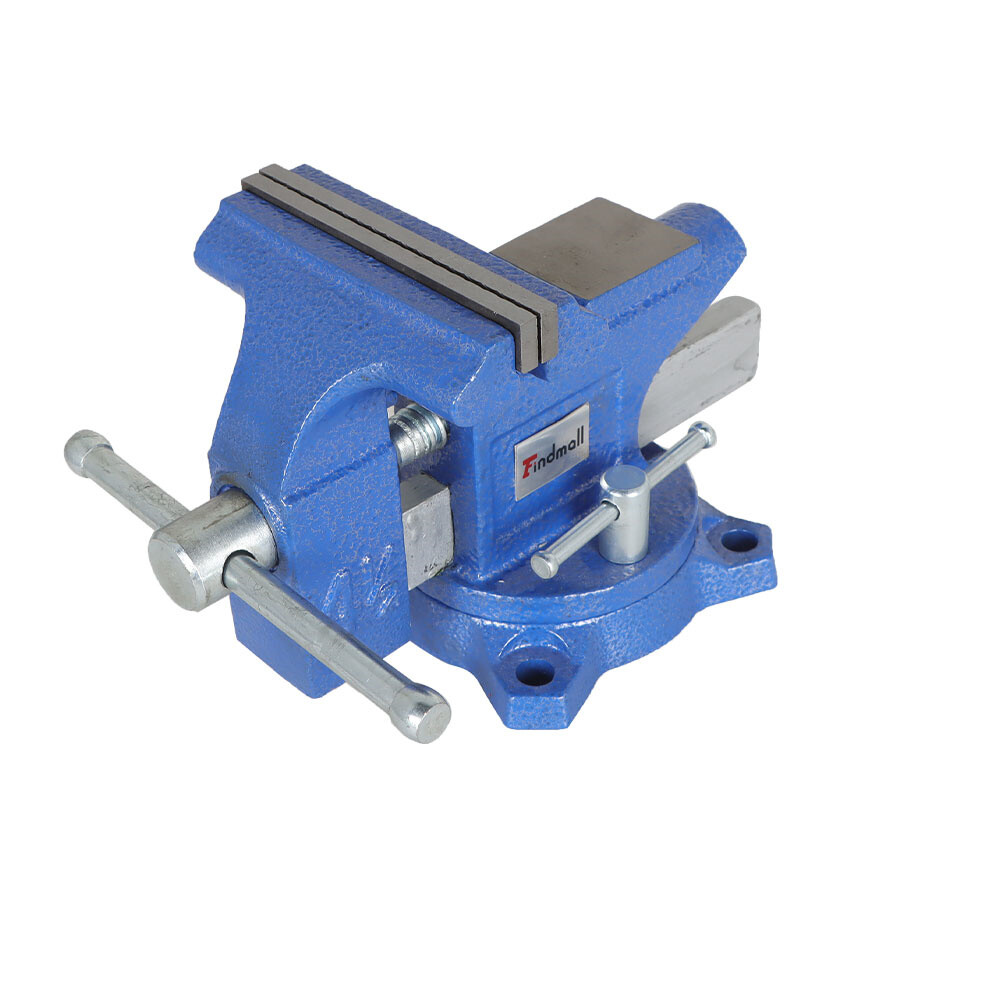 4.5" Bench Vise with Anvil Swivel Locking Base Table top Clamp Heavy Duty Vice