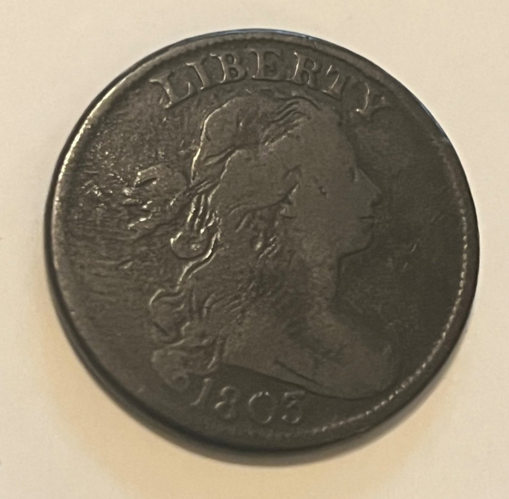 1803 Draped bust large cent S-239 fine
