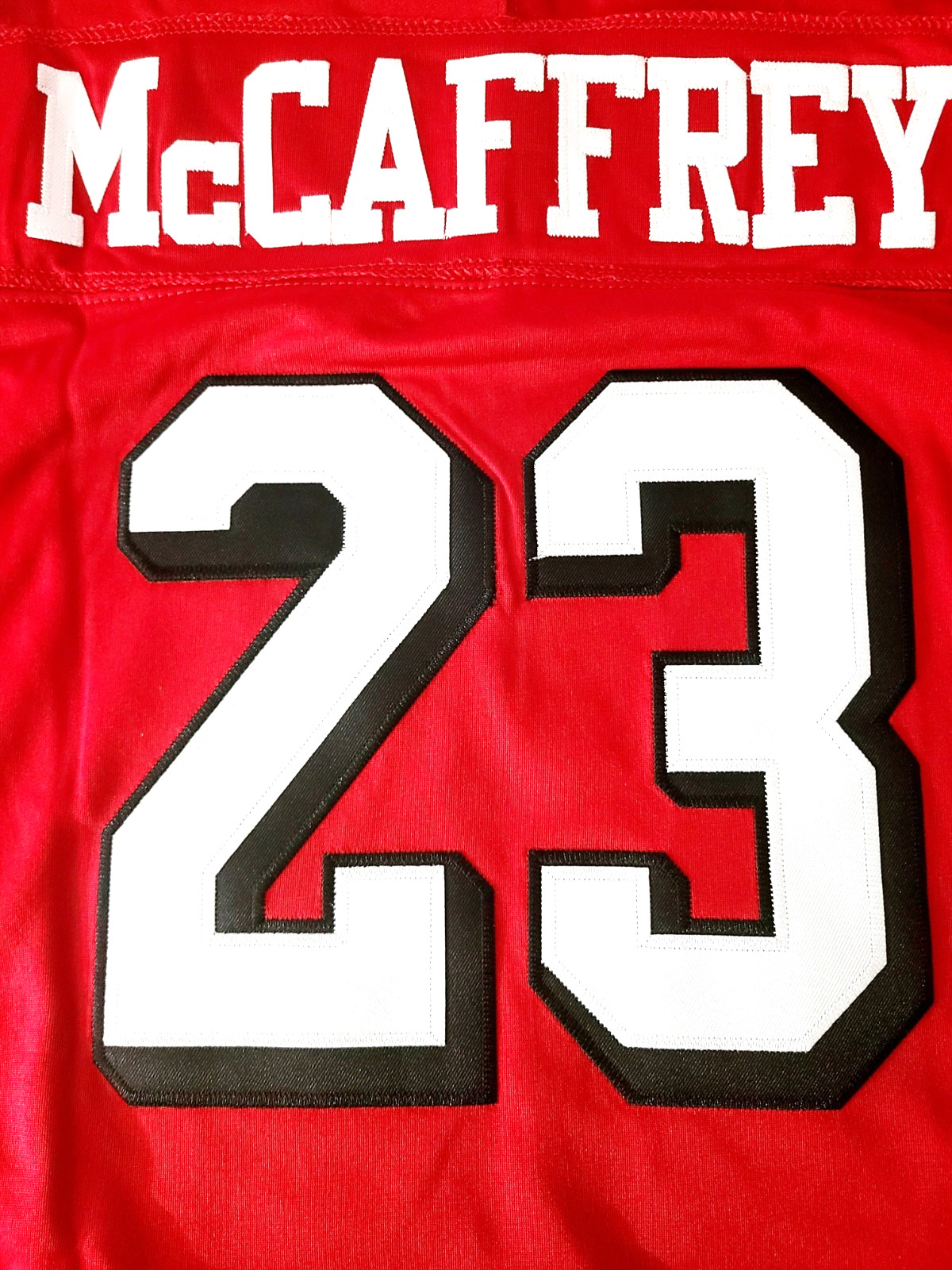 Christian McCaffrey #23 Alt Red 49ers Stitched Men's Jerseys