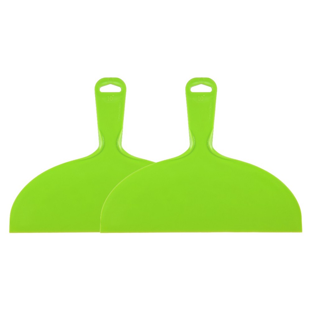 Putty Taping Drywall Scraper 10" Flex Plastic Blade Disposable Wall Paint 2PCS