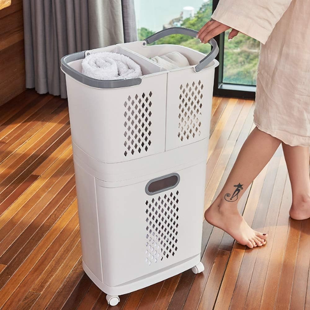Removable Laundry Basket Classification Thickened Storage Rack Household