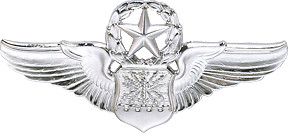 Air Force Master Navigator Badge Mirror Finish