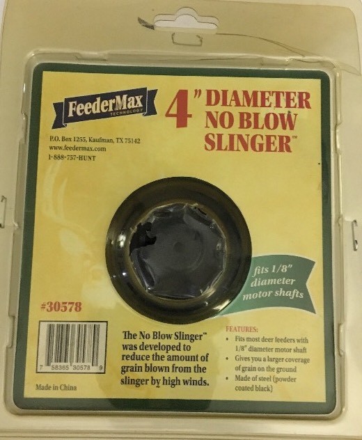 FeederMax 4" Diameter No Blow Slinger