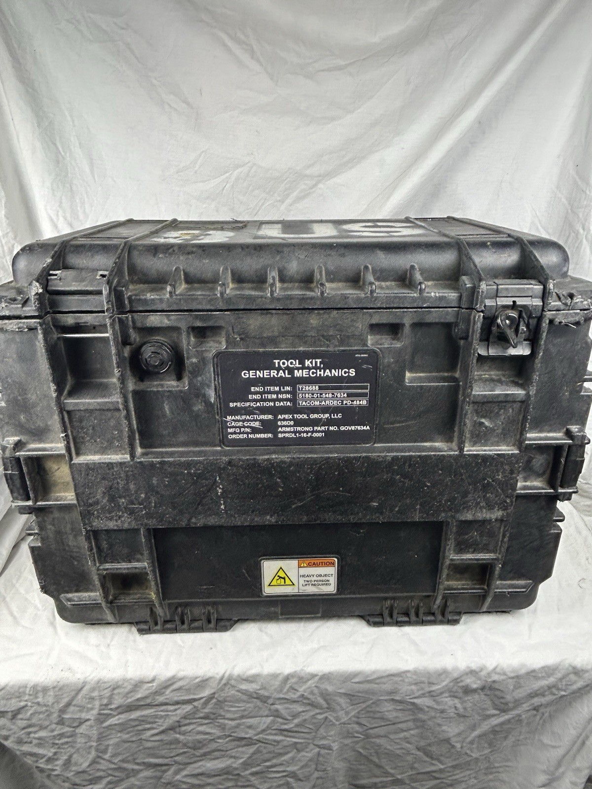 ARMSTRONG MILITARY TOOL KIT SET GENERAL MECHANICS GMTK PELICAN CASE