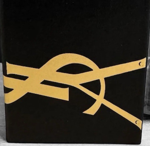 Brand New YSL Beaute Notebook BLACK/GOLD Mini Pocket Size Blank Page Novelty GWP