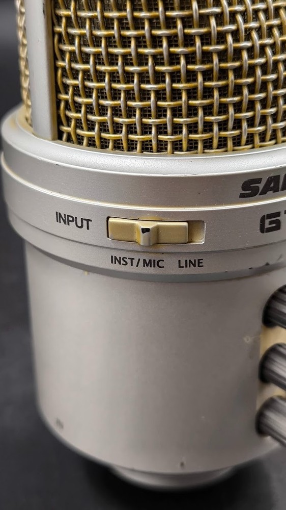 Samson G-Track Microphone Used Working Gold