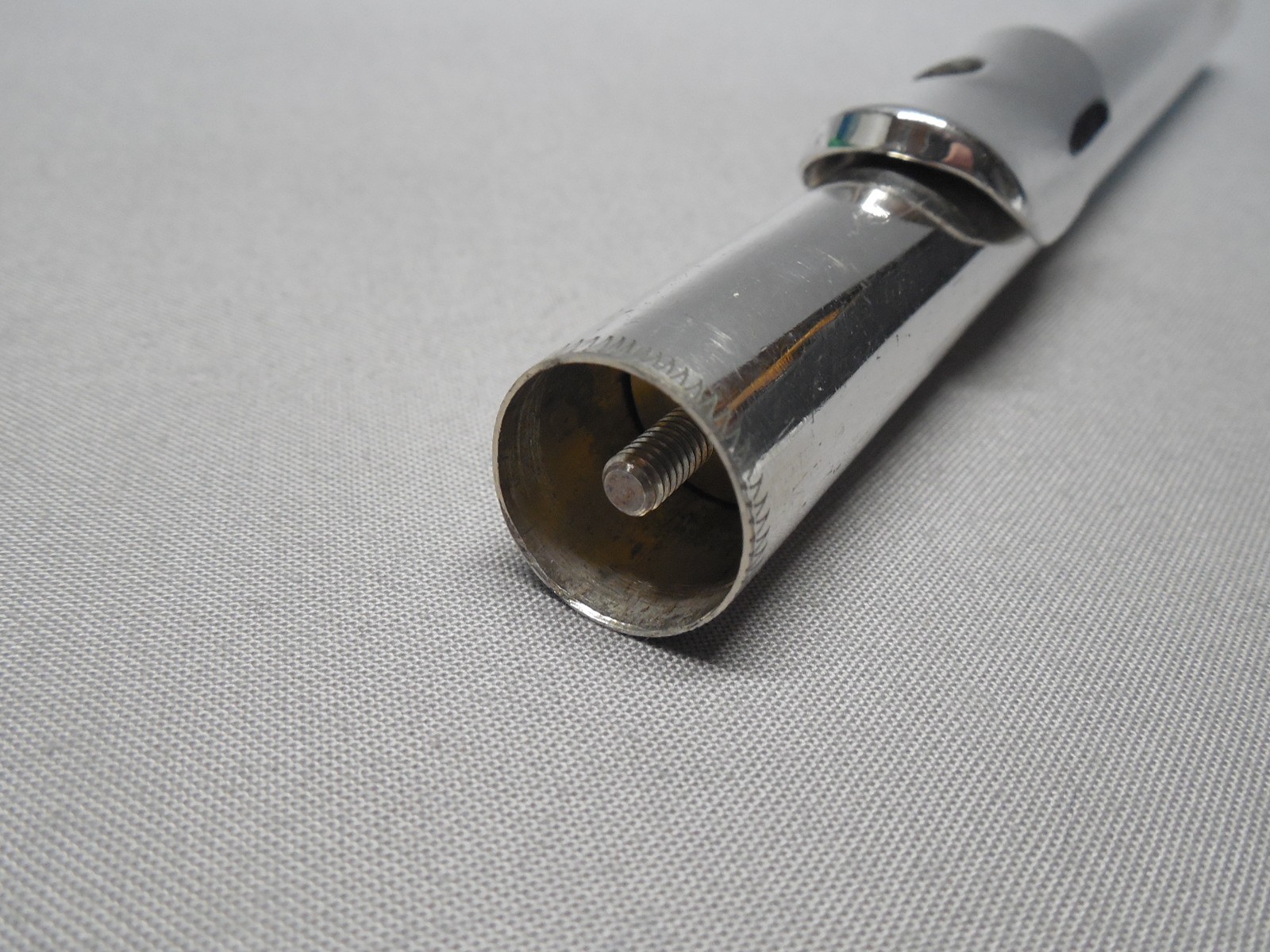 Replacement Flute Head Joint - Silver Plated - Cleaned & Polished