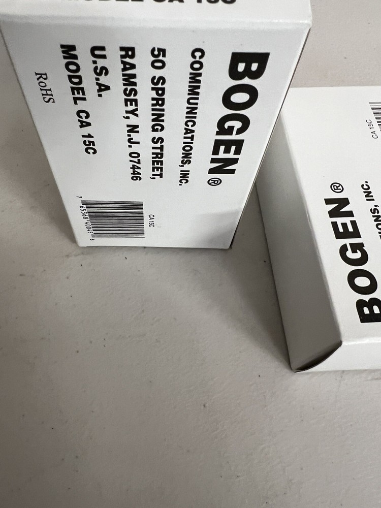 BOGEN CA-15C IN WALL PUSH CALL BUTTON TALK EMERGENCY SWITCH (50+ AVAL)