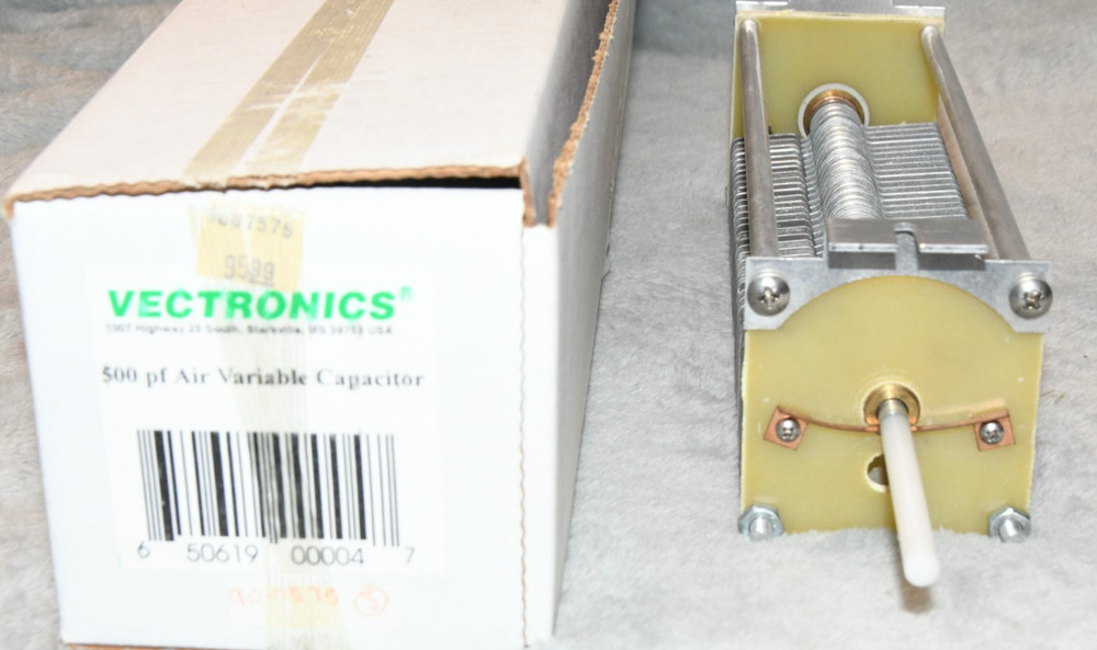 NOS Vectronics 500pF Air Variable Capacitor
