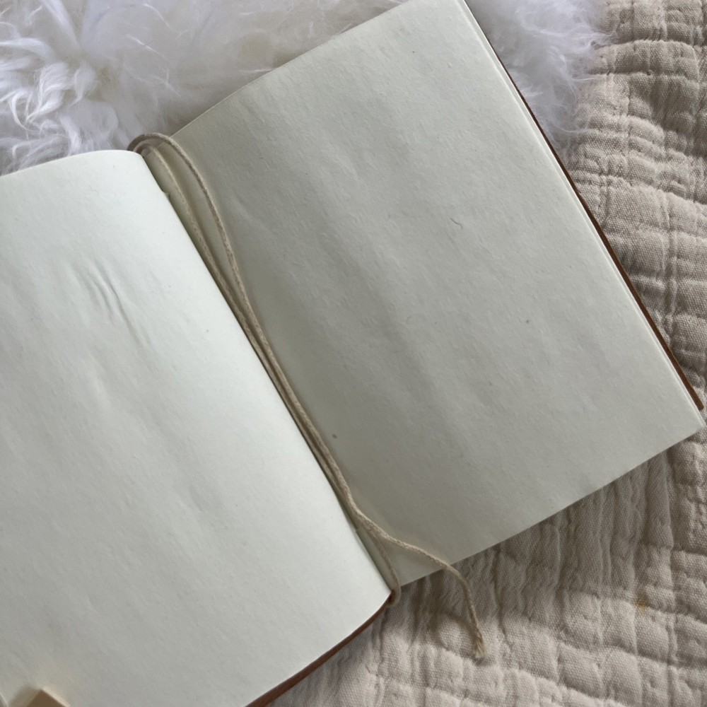 The Mountains Are Calling Leather Journal Notebook