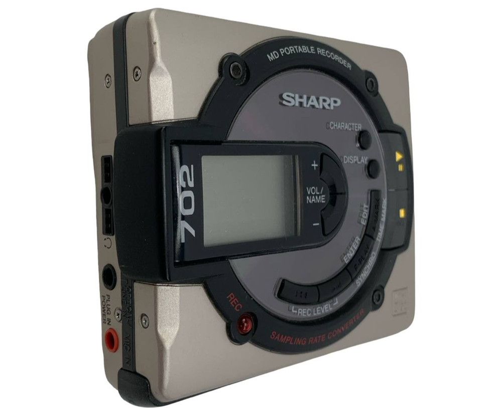 Sharp MD-MS702 MiniDisc Recorder Silver PARTS ONLY / AS-IS