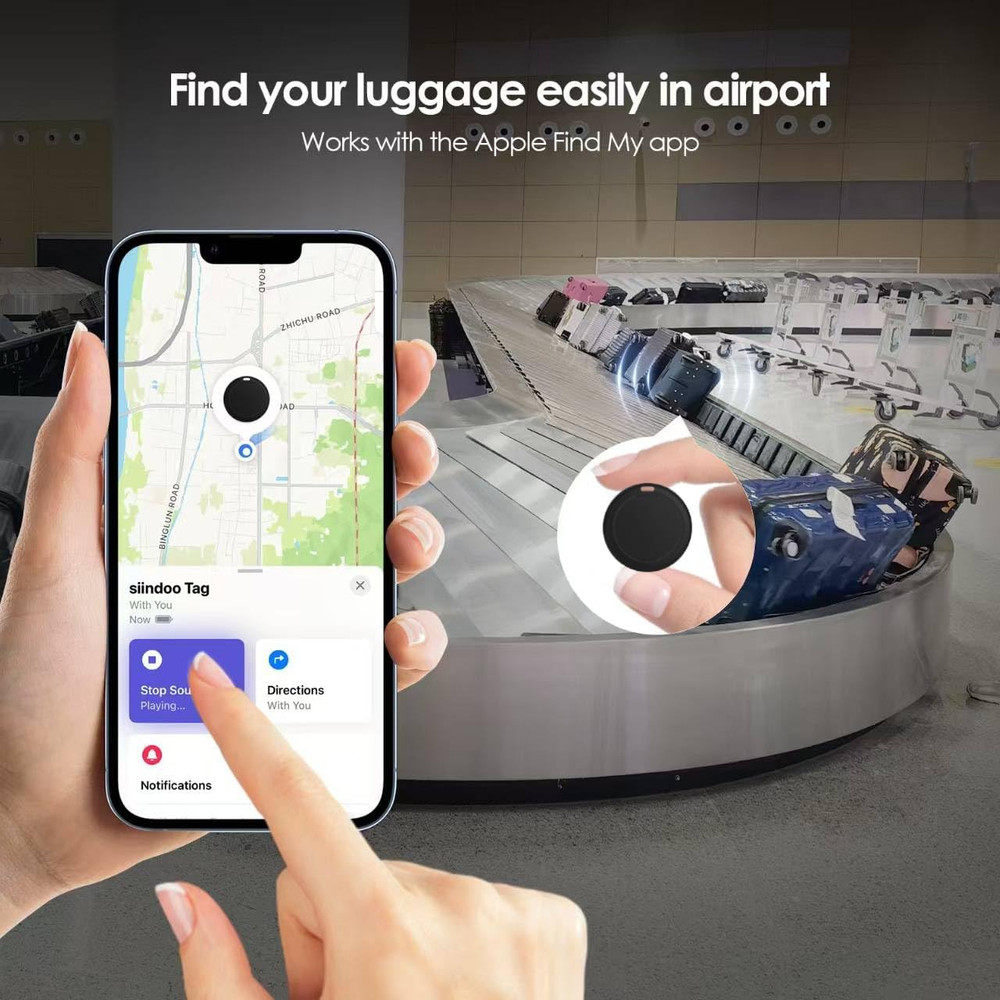 GPS Tracker for Vehicles Work with Find My(Ios Only), Safe Sync GPS Tracker Mini