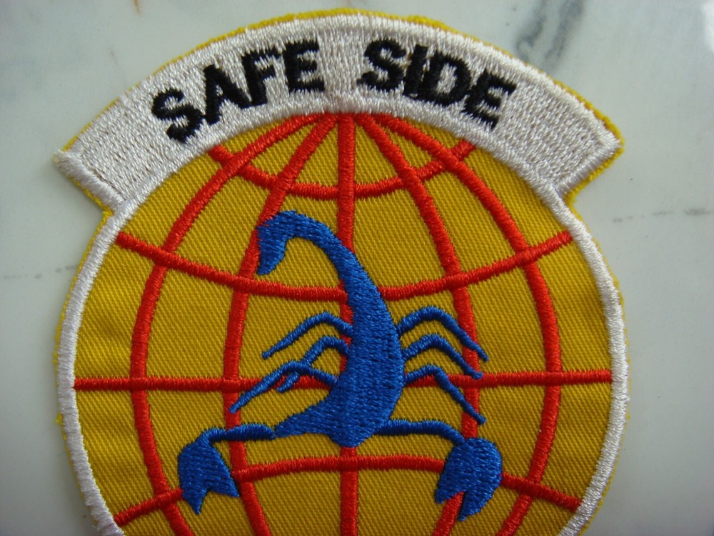 US 822nd COMBAT SECURITY POLICE SQUADRON SAFE SIDE, VIETNAM WAR PATCH