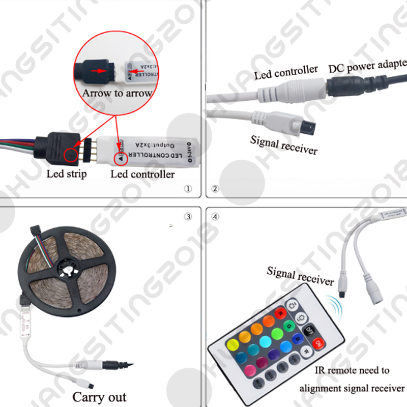 RGB LED Boat Light Deck Waterproof 12v Bow Trailer Pontoon Lights Kit Marine