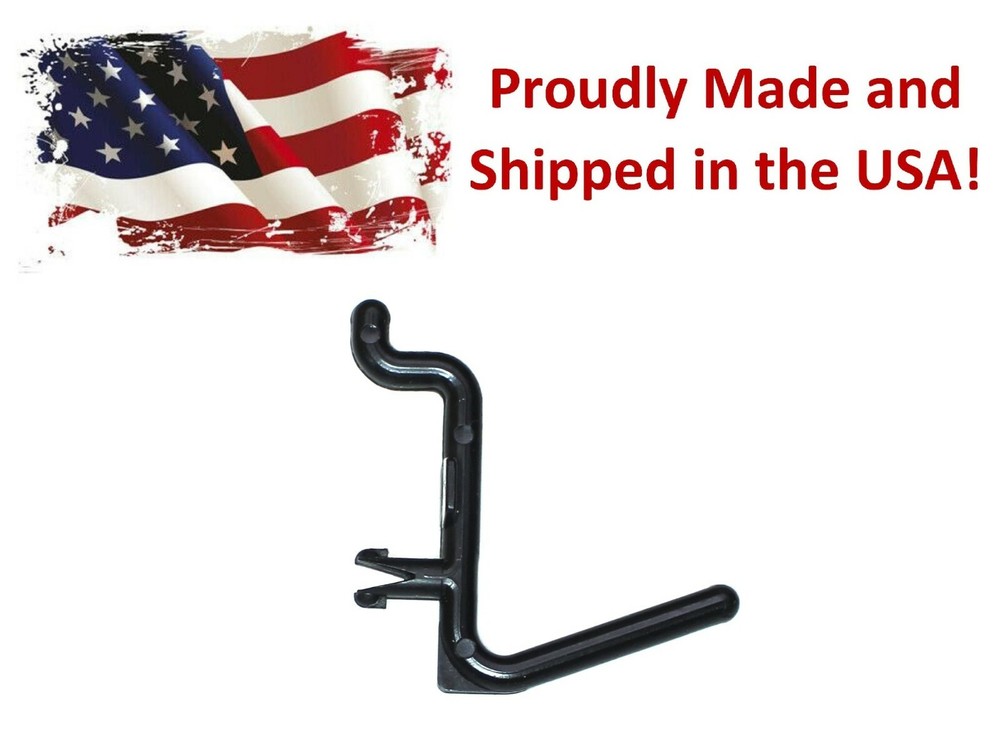 Plastic Black L Style Pegboard Hook Kit / Tool, Storage, Craft Hooks-Pick a Pack