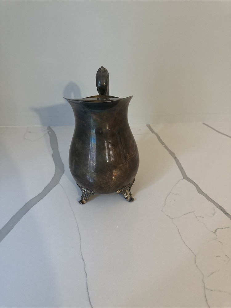 FB Rogers Silver Plated Footed beverage Creamer Pitcher