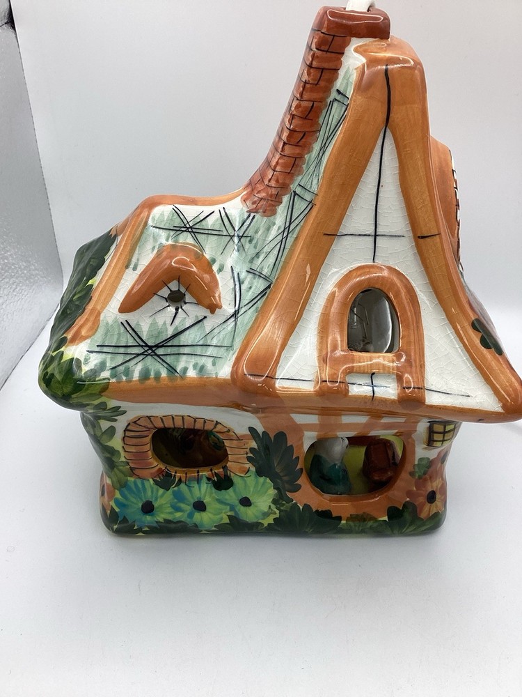 Derek Fowler Ceramic Night Light Mice School Model Working 18cm (H)