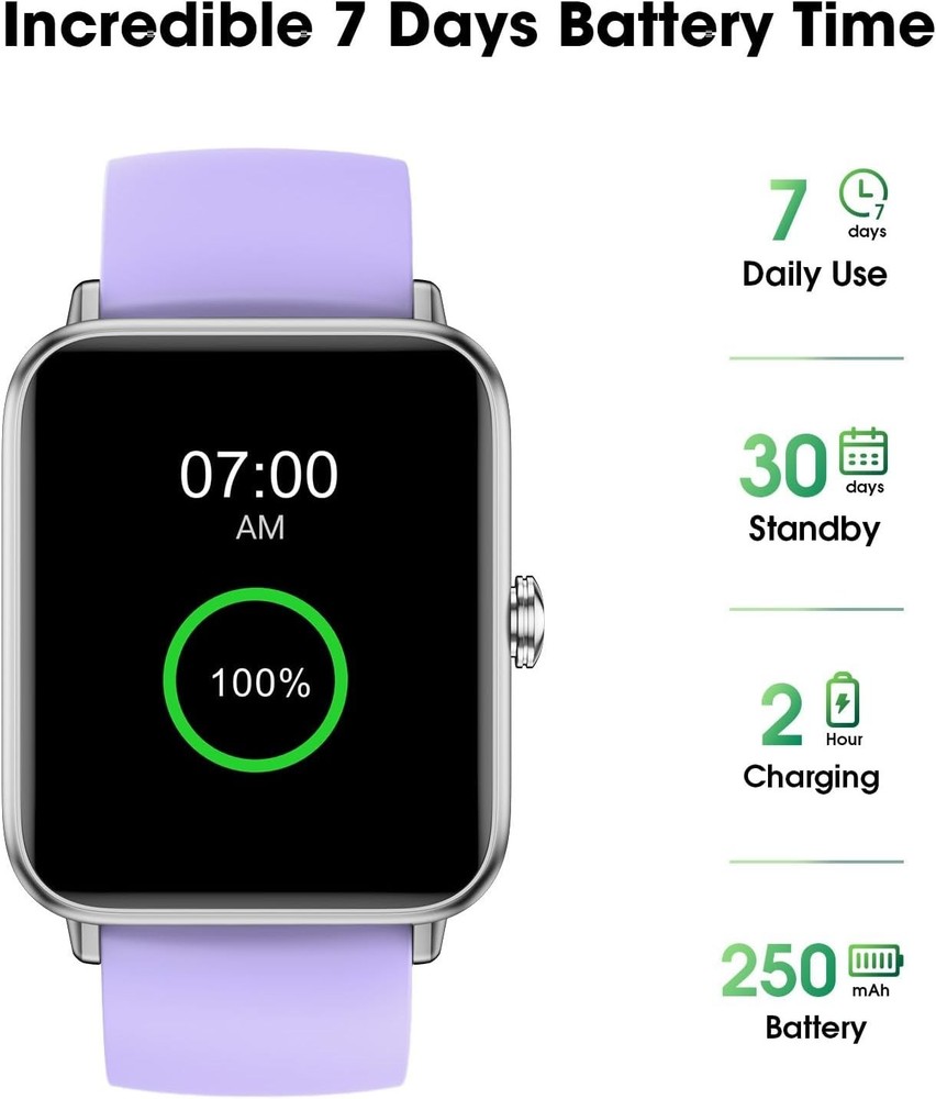 Reloj Inteligente Smart Watch Bluetooth De Mujer for iPhone iOS y Android