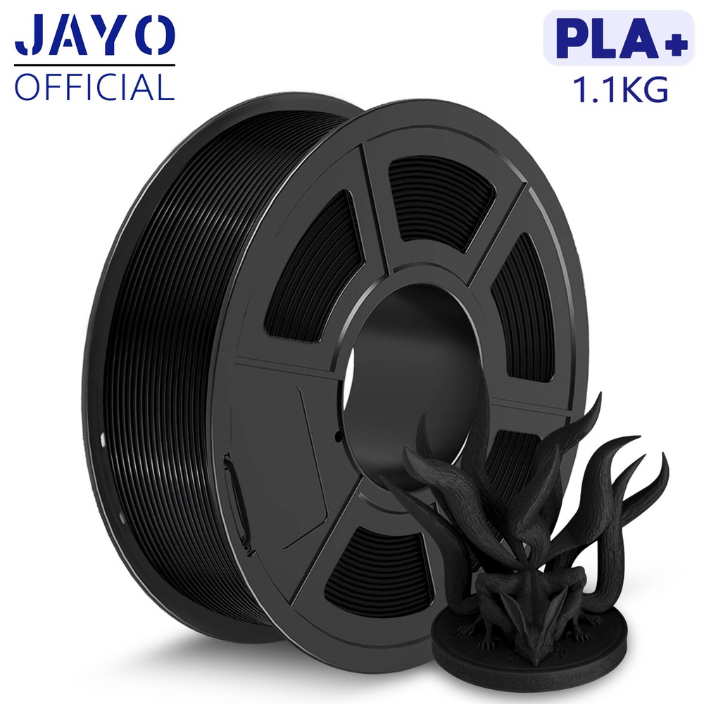 JAYO 1.75mm PLA+ 3D Printer Filament 1.1KG Spool Less Stringing Multicolor