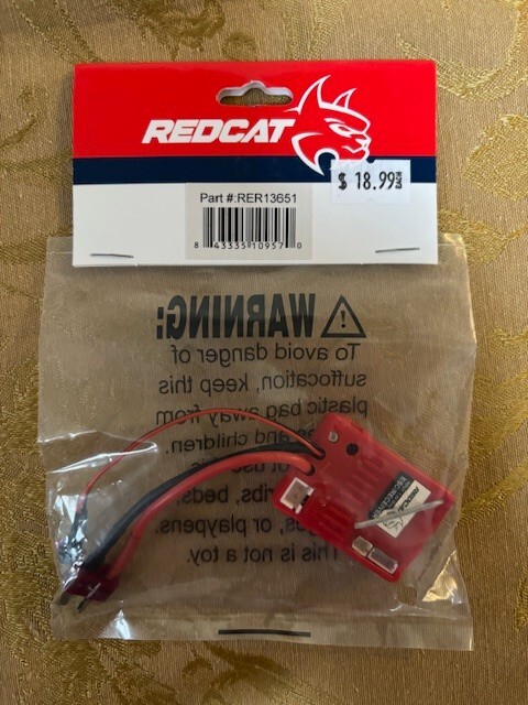 Redcat Part #RER13651: ESC/Receiver