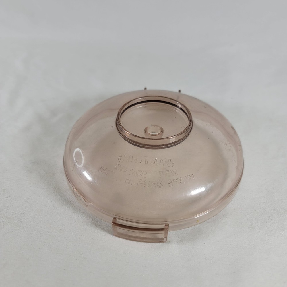 Sunbeam Oskar Food Processor 14081 Replacement Amber Lid