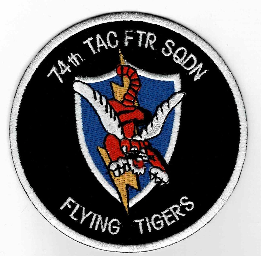 USAF 74th Tactical Fighter Squadron "Flying Tigers" patch.