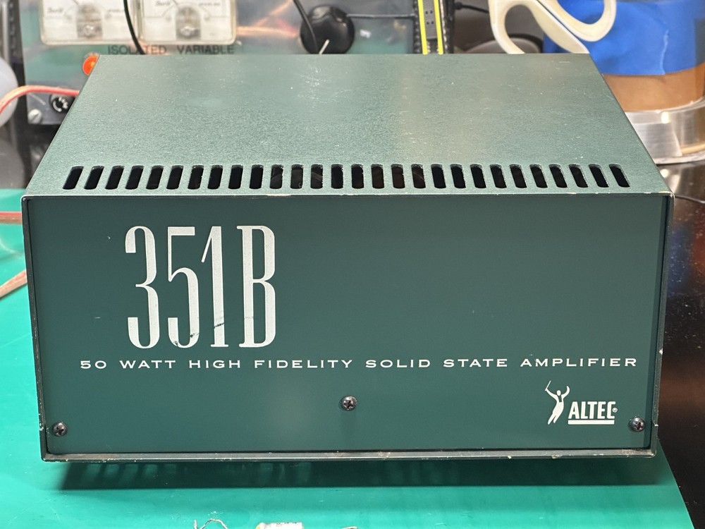 Altec 351B mono amplifier Working - Repaired