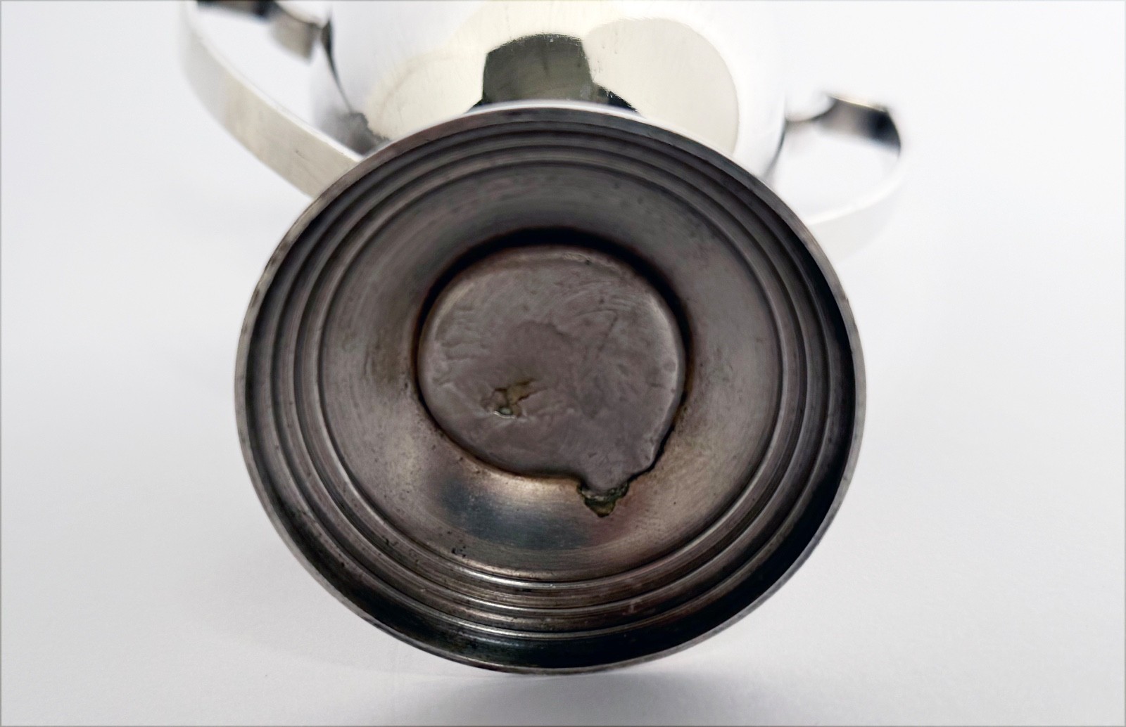 Paquebot Liberte ocean liner silver cup Orfevrerie Wiskemann 8 gram silverplate