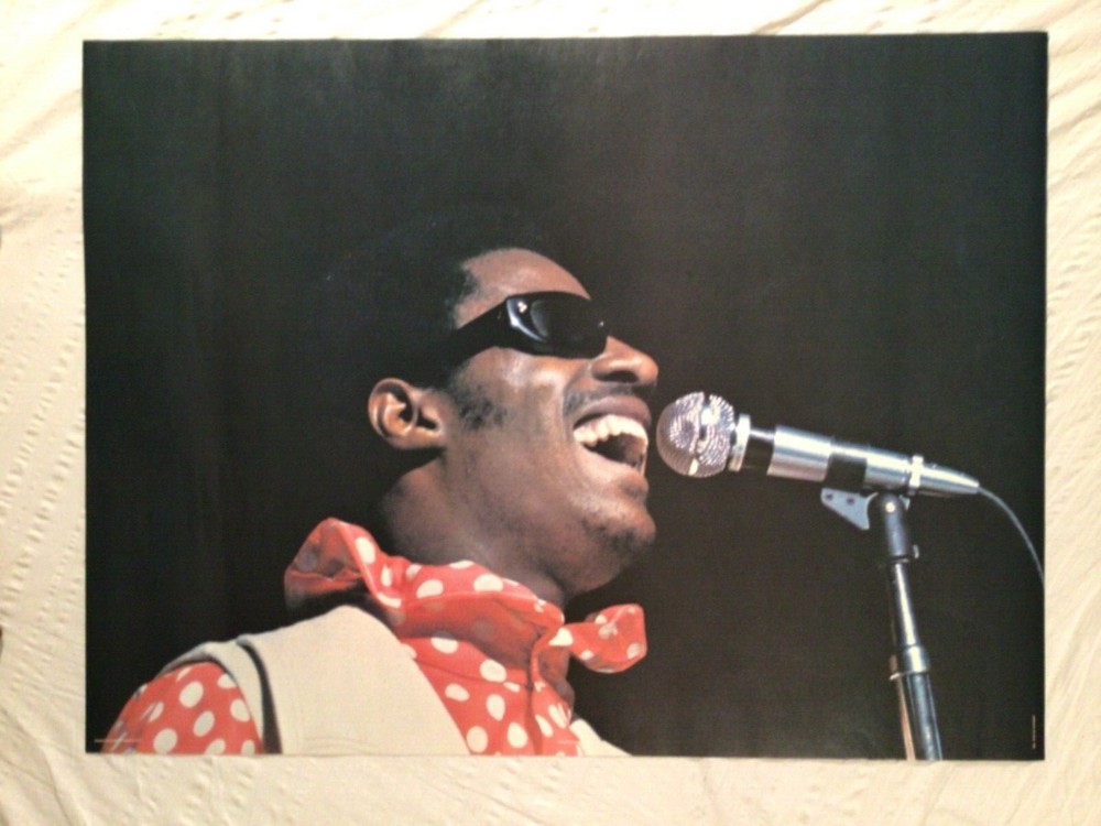 Stevie Wonder 1971 Poster New Condition Printed In Republic Of Ireland