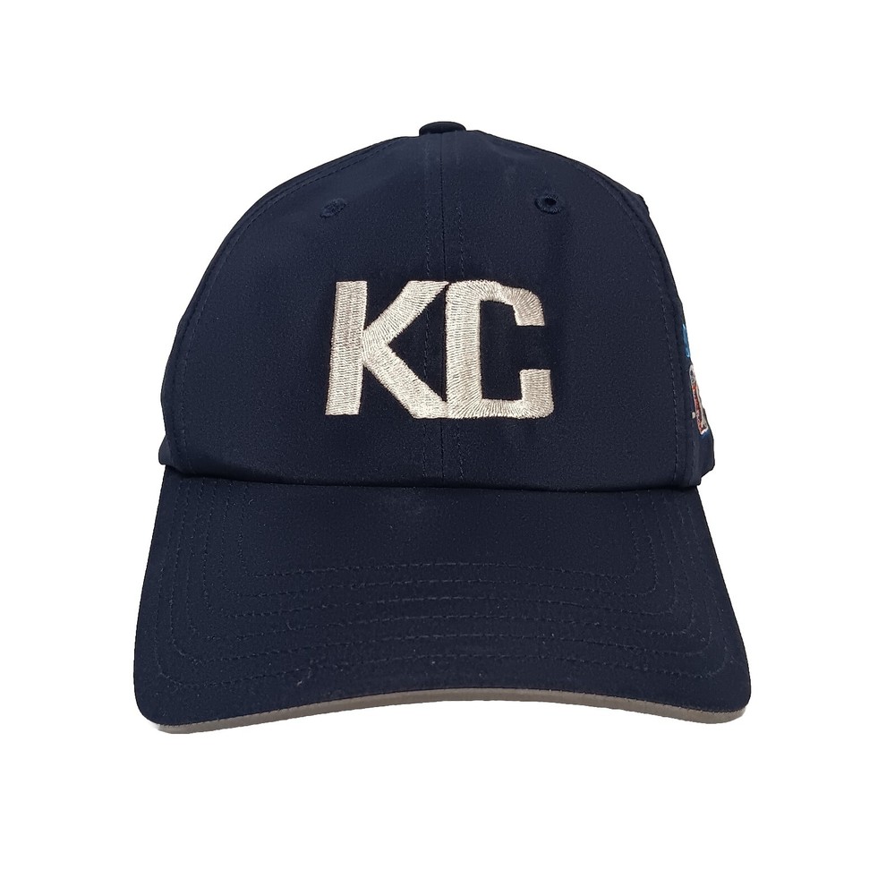Adidas KC PGA web.com Tour Golf Hat Blue Adjustable Back