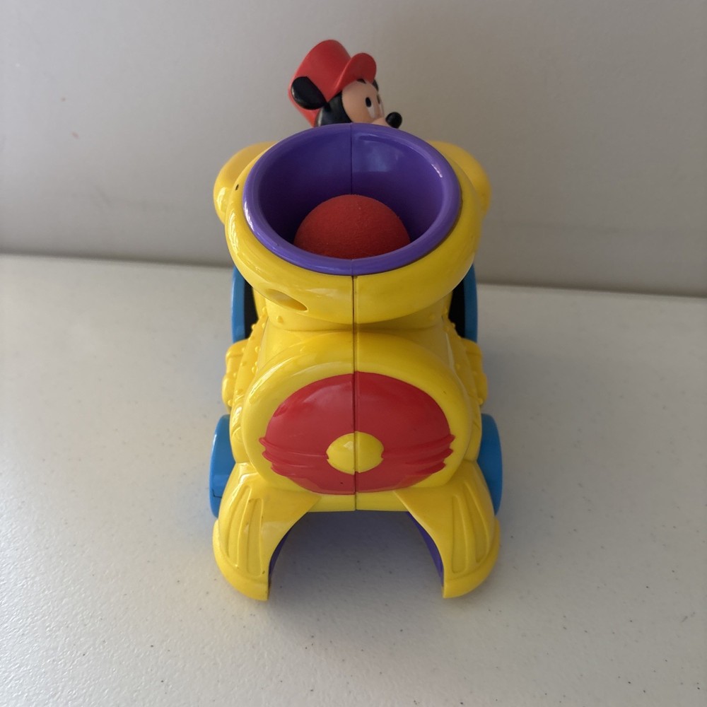 Vintage Mickey Mouse Train Ball Launcher
