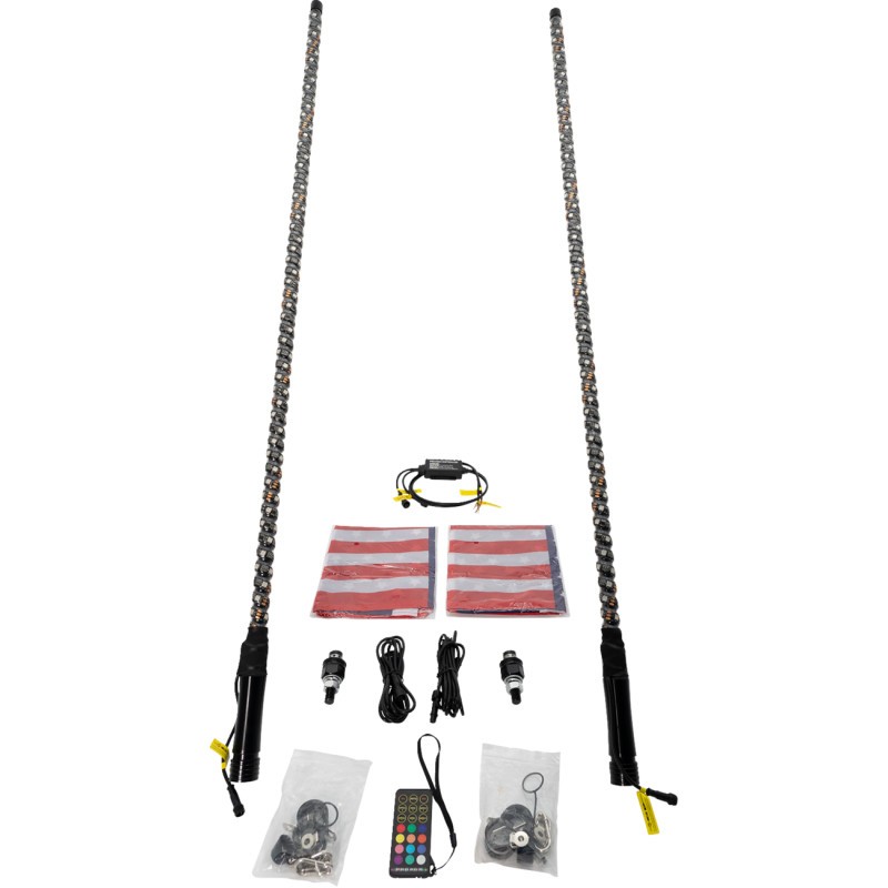 Bluhm Enterprises [BL-WPEKIT4] Ultra Multi-Functional Whip Lights