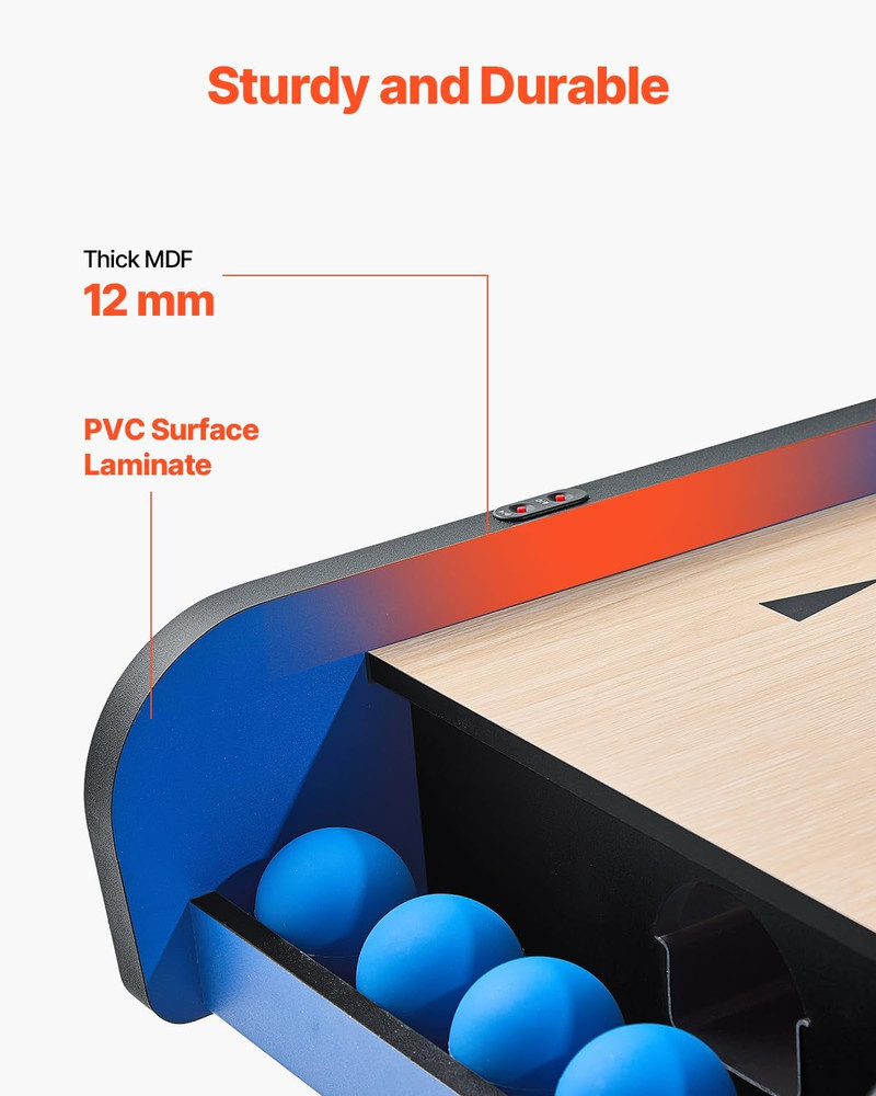 Roll and Score Classic Arcade Gametable, Sky Ball Table Machine, LED Electronics
