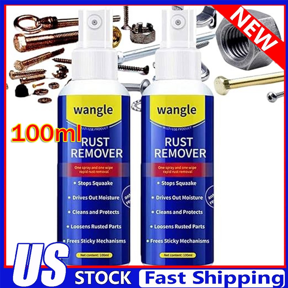 Wangle Rust Remover,Anti-Rust Lubricant Spray & Rust Remover Easy Application US