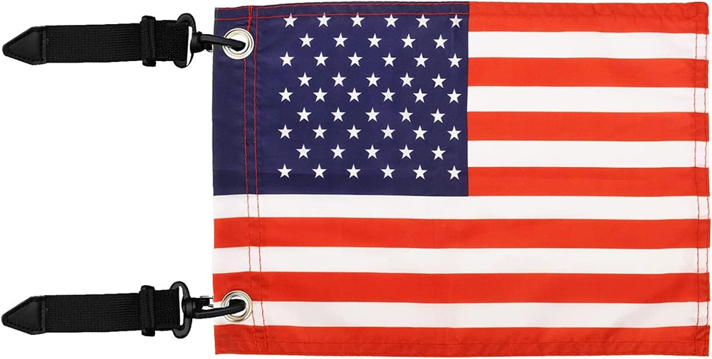 Easy Installation Golf Cart Flag Holder,Elastic Strap Bracket with 6 * 9'' Handi