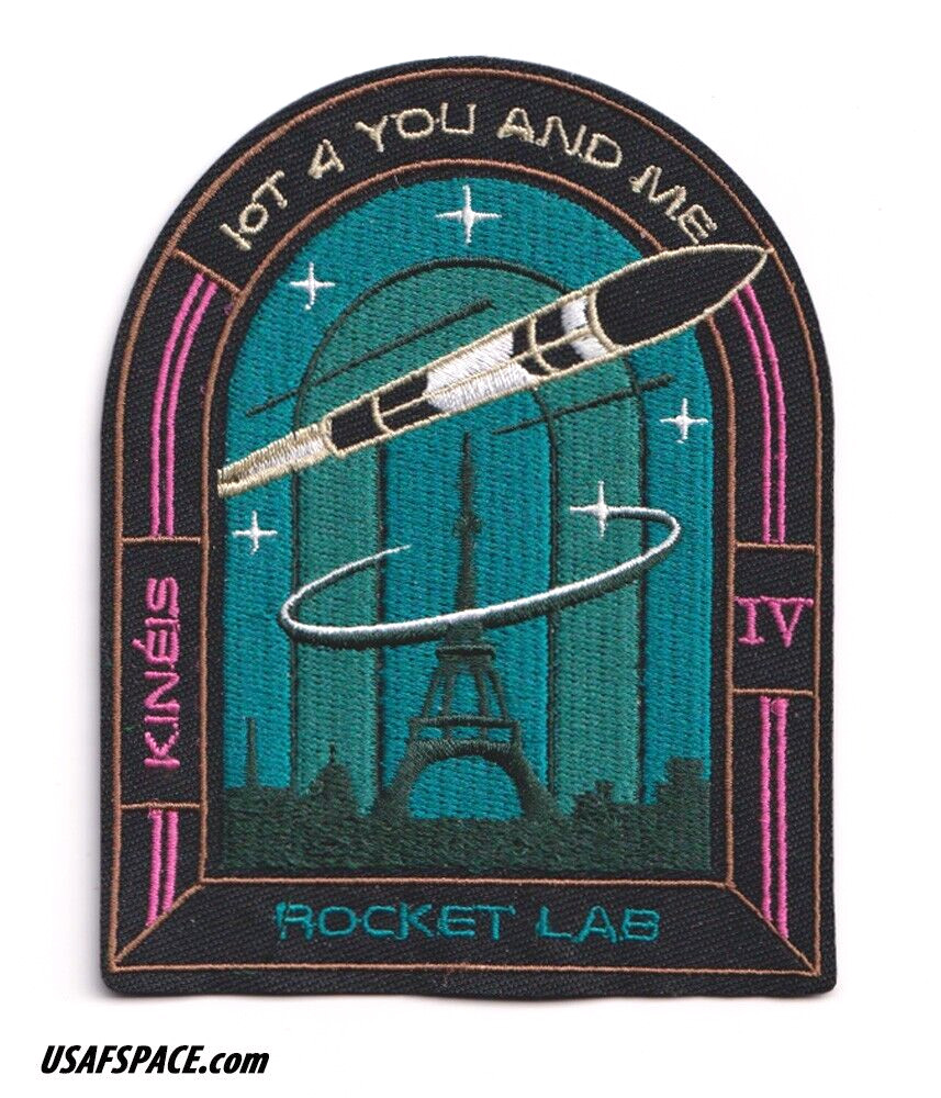 Authentic ROCKET LAB 57 'IOT 4 You And Me' SATELLITE SPACE Mission PATCH